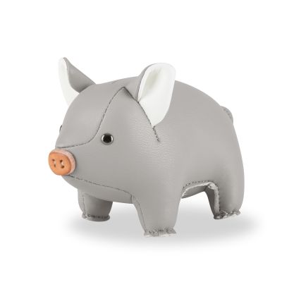Briefbeschwerer Classic Schwein Grey/White Züny
